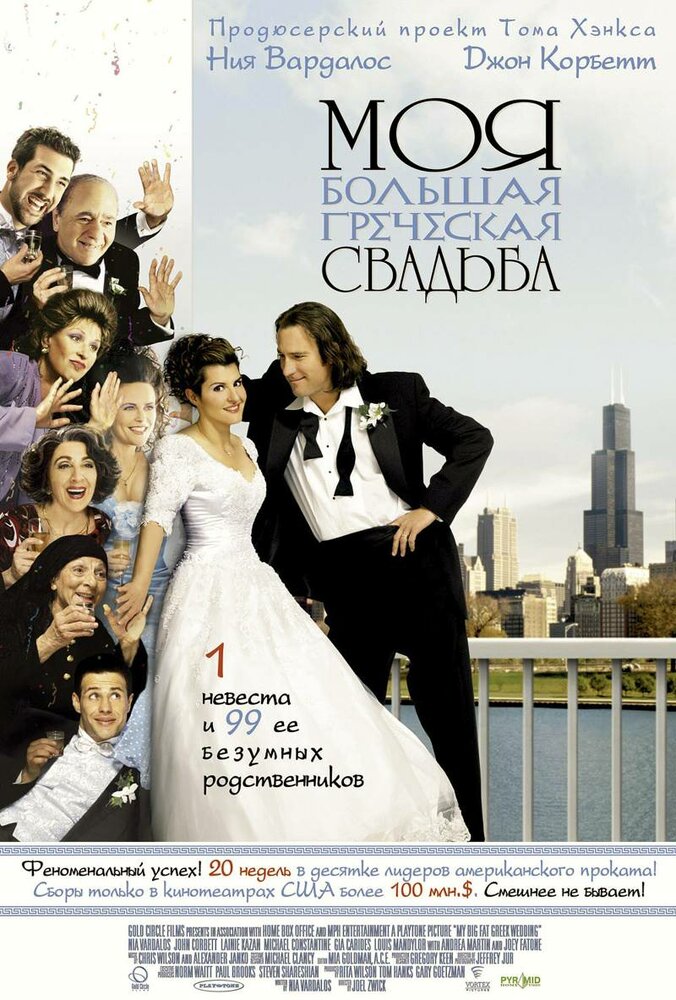 Моя большая греческая свадьба (2001) постер