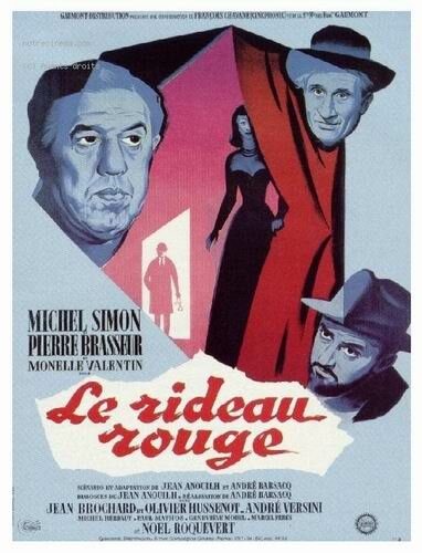 Красный занавес (1952) постер