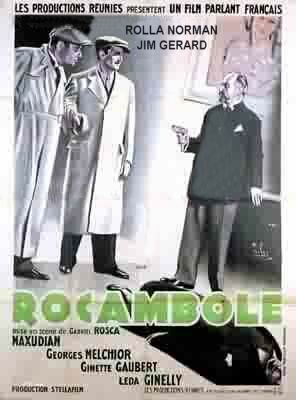 Рокамболь (1933) постер