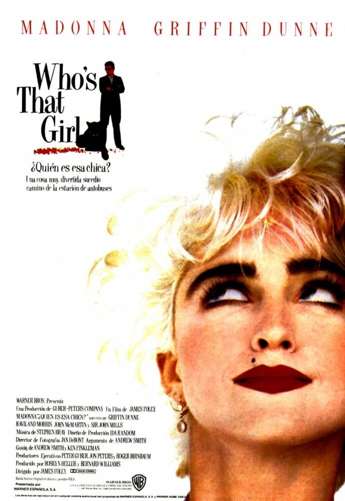 Кто эта девчонка? (1987) постер