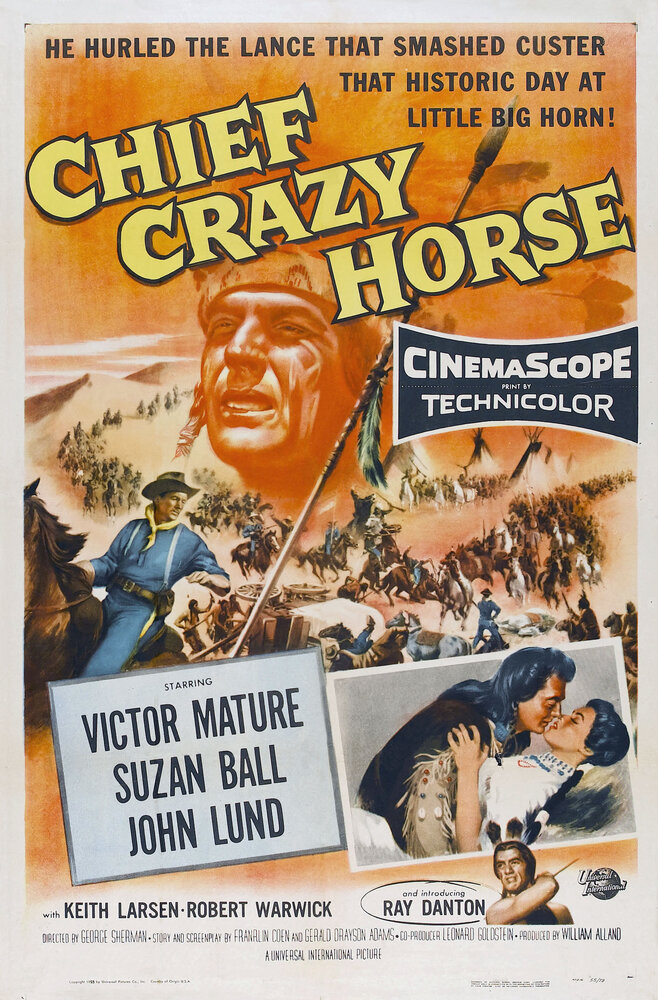 Вождь Бешеный Конь (1955) постер