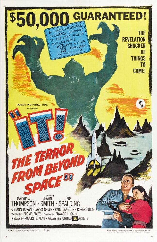 Оно! Ужас из космоса (1958) постер